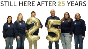 The school has been open 25 years and the original teachers talk about what has changed in the school